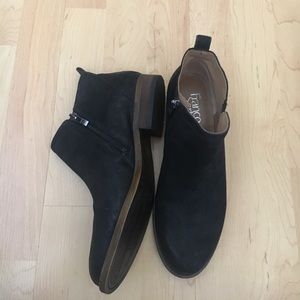 Women’s Franco Sarto Black Suede Booties size 7.5